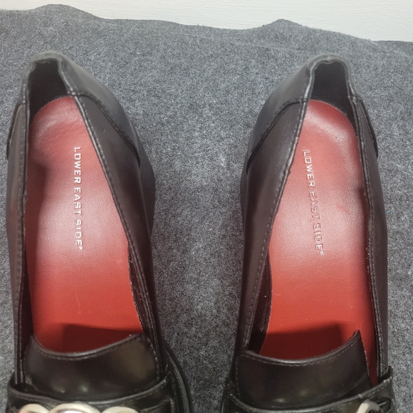 Vintage 90s Lower East Side Platform Oxford School girl chunky heel Y2K SIZE 9 - Picture 9 of 16